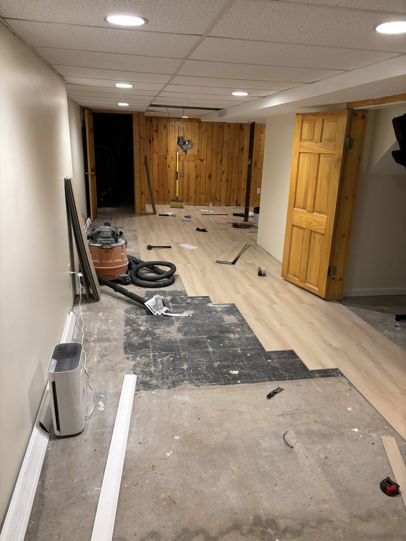 Basement Finishing - Before