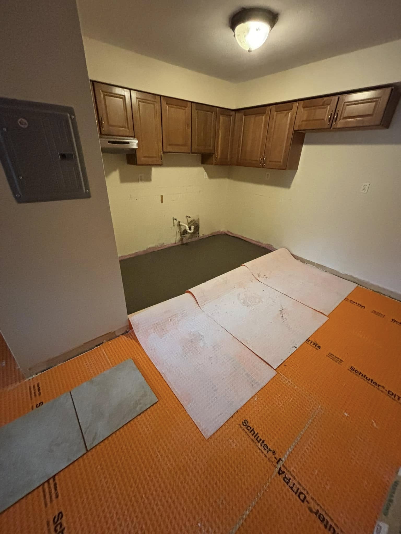 Tile Installation - Before